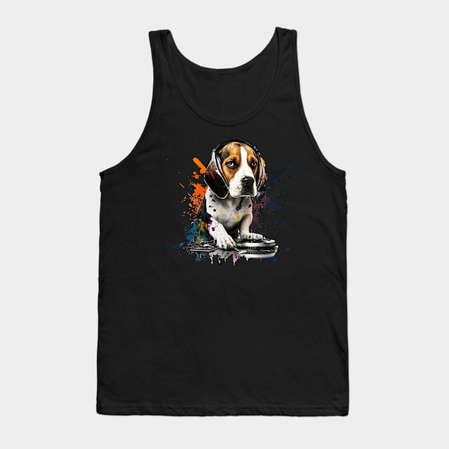 Beagle DJ Tank Top by JayD World